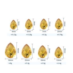 10/20/50 pçs 6*8/7*10/10*14mm forma de gota de água cristal vidro costurar em strass diy roupas jóias fazendo acessórios por atacado - Image 5