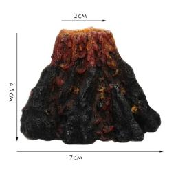 Bomba de oxigênio para aquário, pedra de bolha formato de vulcão, ornamento para tanque de peixes, acessórios de decoração - Image 5