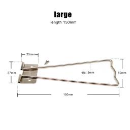 2 pçs metal ferro imagem moldura de foto arte trabalho exibição cavalete placa traseira suporte pedestal suporte prop up suporte - Image 5