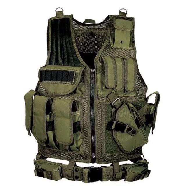 Colete Tático Respirável SWAT Molle para Combate Militar e Treinamento de Airsoft, Ideal para Segurança, Caça e Atividades ao Ar Livre