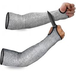 1pc nível 5 hppe corte braço manga luvas de segurança resistente anti-punctura braço de proteção para construção automóvel indústria de vidro - Image 1
