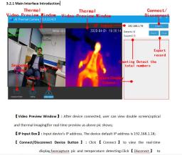Câmera de imagem térmica, óptica, bi-espectro, rede, bala, ip, medição térmica, ia, corpo humano, temperatura, detector - Image 2