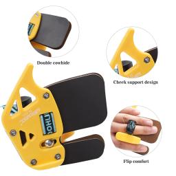 Archery Finger Guard para arco recurvo, acessórios de proteção, arco tradicional, esportes, 1pc - Image 3