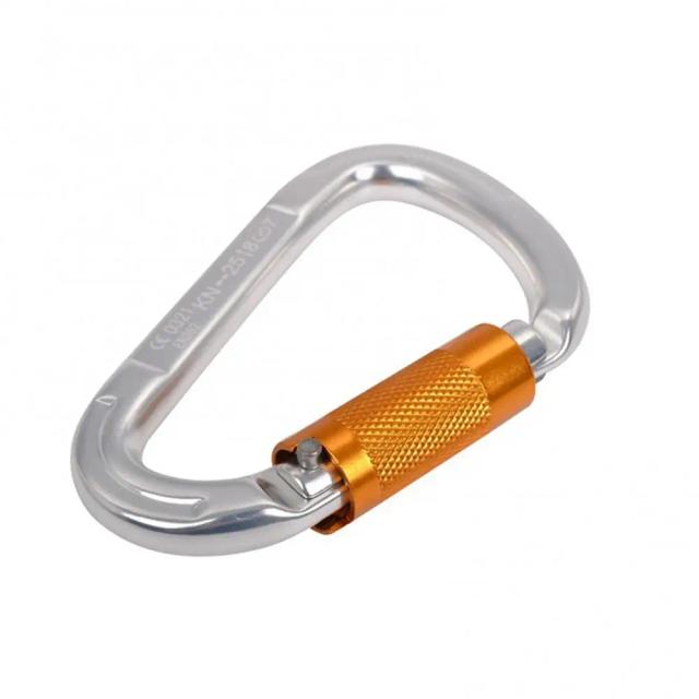 Mosquetão Auto Locking Heavy Duty 25kN para Rapel e Resgate em Escalada