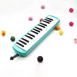 32 chave de piano estilo melodica com caixa órgão acordeão boca pedaço sopro chave bordo gaita boca órgão portátil gaita pianica - Image 3