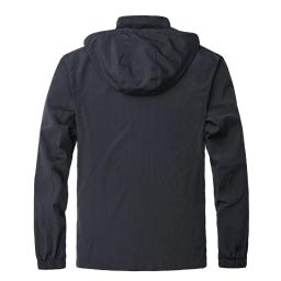 Jaqueta de Trekking masculina à prova de vento, impermeável, leve, jaqueta esportiva de montanha, blusão com capuz, impermeável, camping - Image 2