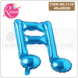 Notas musicais folha mylar balões festa de aniversário do casamento suprimentos infláveis globos decorações de casamento suprimentos balão de hélio - Image 5