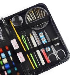 Caixa de costura portátil, 79 lâminas, para viagem, ferramentas para acolchoar e costurar, artesanato, kits de costura, organizador para casa - Image 2