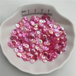 PVC lantejoulas Glitter Paillettes para crianças, copo transparente, artesanato DIY, acessório artesanal, roupas, chapéu, sapatos, 10g, 6mm, atacado - Image 3