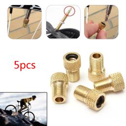 Adaptador de válvula de transferência de pneu de roda, 5 peças presta para schrader cinverter bicicleta de estrada ciclo tubo punp - Image 1