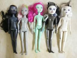 Corpo de boneca com cabeça, boneco monstruoso, preto, azul, cinza, verde, figura de boneca, coleção de brinquedos, presente para crianças - Image 1