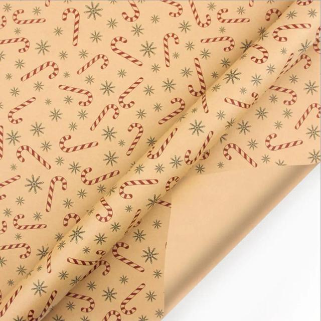 Papel de Embalagem Natalino: Rolo Vintage em Vermelho e Verde para Presentes Festejos