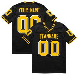 Nome do ponto do jérsei de futebol americano personalizado de costura/número rugby jérsei formação bordado logo camisas de futebol masculino/senhora/juventude - Image 1