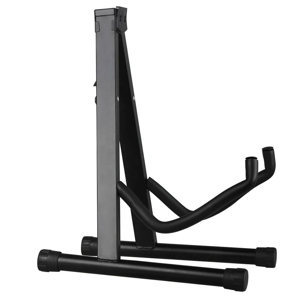 Suporte de guitarra portátil, suporte musical, suporte dobrável, tripé para acústica elétrica, baixo, acessórios de cordas - Image 1