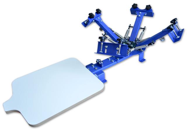 Máquina de Impressão de Tela para T-Shirts com 4 Cores e Frete Grátis - Equipamento Ideal para Presentes e Criatividade
