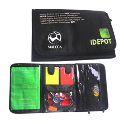 Futebol Árbitro Bag com Loudly Whistle Cards, Professional Futebol Wallet Kit Set, Treinamento Esportivo, Coin Ball, Air Barometer - Image 2