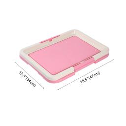 Potty interior portátil para animais de estimação, WC para treinamento de cães, Potty pequeno para gatos, Cat Litter Box, Puppy Pad Holder, Pet Supplies - Image 6