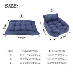 Cama de Dormir Multifunções para Animais de Estimação, 3 em 1, Sofá, Quente, Ninho, Canil, Macio, Almofada, Cães, Gatos, Cachorro, Gatinho, Inverno - Image 6