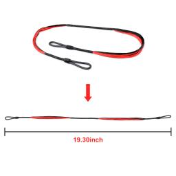 Arco para Prática Arcos e Flechas, Bowstring, Caça e Tiro Equipamento, 490mm, 1Pc - Image 6