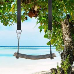 Árvore Swing Hanging Kit para Camping, Escalada Correias, Mosquetão, Caminhadas ao ar livre, 1 Par, 350 kg de Capacidade, Corda, Cinto Pendurado - Image 4