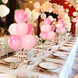 Conjunto de balões para festa, kit contendo 1 suporte, 7 varetas pega balão e 7 bexigas, para decoração em chás de bebê, aniversários, casamentos e celebração de natal - Image 3