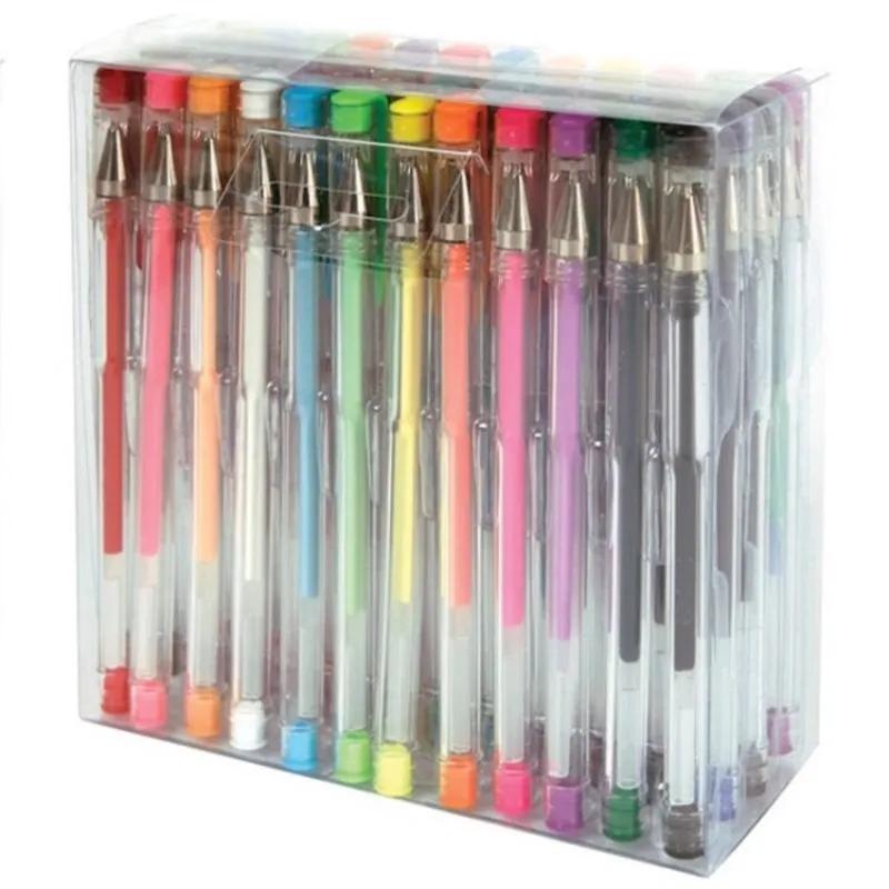 Caneta Metallic Color Gel, Highlighter, Cps, Pastel, Desenho, Bala Diário, Manual, Escola, Presentes de papelaria, 100 cores - Image 1