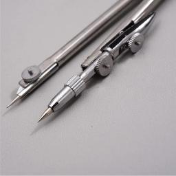 Caixa de ferramentas de metal compasso conjunto para design de arte desenho engenharia escritório escola estudante matemática geometria esboço suprimentos - Image 6