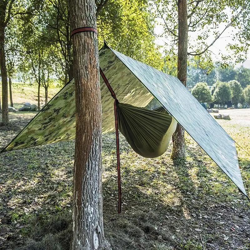 Lona acampamento ao ar livre sun shelter praia toldo barraca de praia à prova dwaterproof água abrigo chuva - Image 6