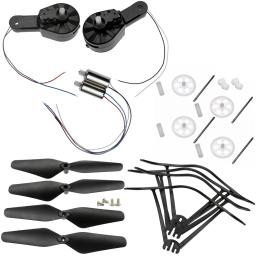 LS11 FOld Drone Kit de Peças de Reposição, Hélices, Lâminas, Quadro de Proteção, A17s, HJ28, Q6, G6, Braços Quadcopter Dobráveis, Motor Gear R2s - Image 1