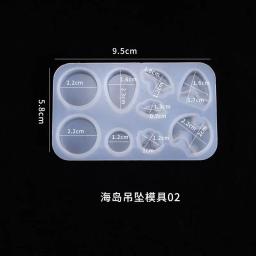 Molde de silicone para resina, forma de cristal, faça você mesmo, argila transparente, resina epóxi uv, moldes de fundição para joias, 1 peça - Image 3