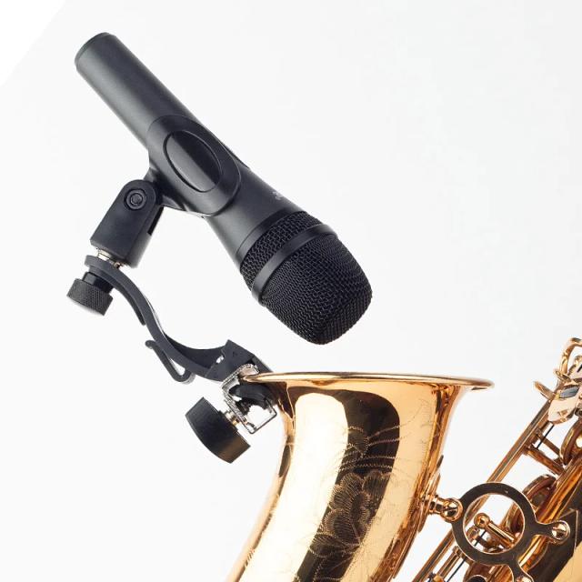 Suporte Ajustável Alctron MA512 para Saxofone com Presilhas para Microfone - Ideal para Palco e Estúdio