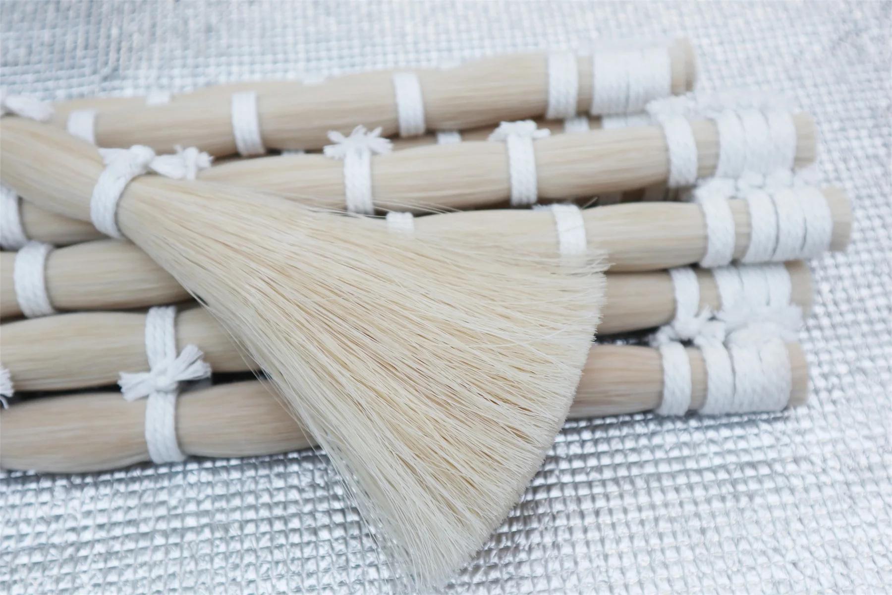 Cabelo Natural Cauda de Cavalo para Violino, Cabelos de Violoncelo, Cabelos de Cavalo Contrabaixo, Alta Qualidade, Branco ou Preto, 250g, 82-84cm - Image 1