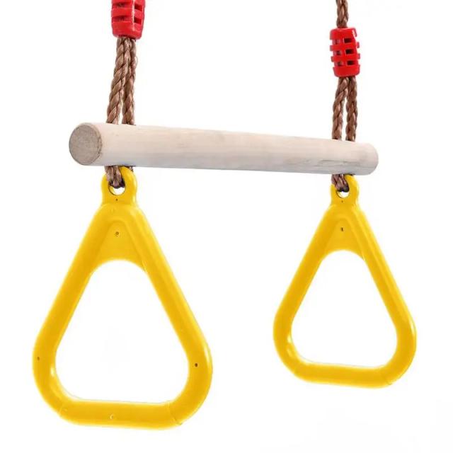 Escada de Madeira para Crianças com Várias Ranhuras, Jogo de Escalada Divertido e Seguro para Atividades ao Ar Livre