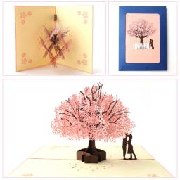 3D pop up amor cartão para esposa e namorada, obrigado cartões, presente para o aniversário do dia dos namorados, convite de casamento, cartões - Image 5