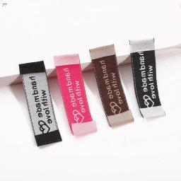 Etiqueta de roupa feita à mão com 20 tamanhos 50x15mm marrom/branco/preto/faça você mesmo acessórios de costura artesanal - Image 6