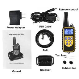 Coleira de treinamento para cães, dispositivo elétrico de treinamento para animais de estimação, com controle remoto e à prova d'água, 3 canais, recarregável - Image 6