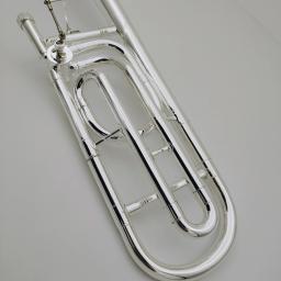 Venda quente tenor trombone bb/f sliver banhado instrumento musical com bocal caso frete grátis - Image 5