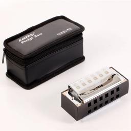 Mini Bass Harmonica com Silver Pocket, Instrumentos musicais profissionais, Ensemble Harmonica, MN10 - Image 5
