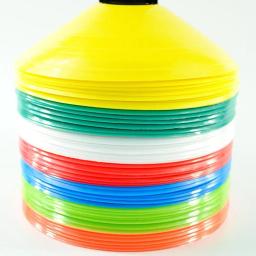 1 pçs portátil de plástico futebol disco voador placa equipamento treinamento obstáculo sinal disco - Image 5