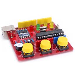 OPEN-SMART Desenvolvimento Módulo Board, CH340 Driver com Buzzer LED Botão, compatível para Arduino, vermelho, DIY, ATmega328P - Image 3