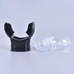 Bocal de mergulho silicone macio mergulho subaquático snorkel tubo respiração bocal regulador acessórios natação - Image 4