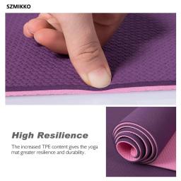 Szmikko marca esteiras de yoga nova espessada antiderrapante esteira de yoga ginásio esteiras esportes almofada almofadas de pilates ginástica - Image 3