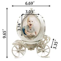 Pumpkin Car Music Box com Photo Frame, personalizado, personalizado, YYMC89018902 - Image 5