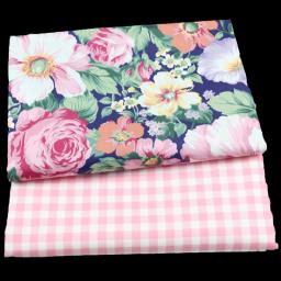 Tecido de algodão estampado, 160x50cm, vintage, pastoral, rosas, tecido para casa, lençol, fronha, capa - Image 5