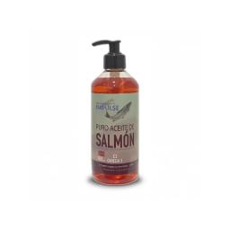 O suplemento natural do óleo de salmão 500 ml do impulso para cães ou gatos de todas as idades alto teor de ácidos graxos - Image 2
