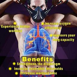 FDBRO-MMA Cardio Workout Mask, Correndo Resistência, Elevação, Resistência, Fitness, Alta Altitude, Treinamento, Esportes, 3.0 - Image 3
