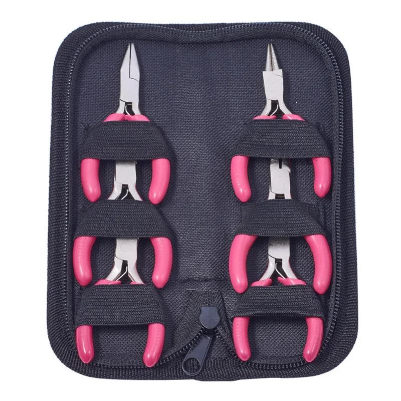 Aço Carbono Jóias Alicate Sets, Jóias Fazendo Ferramentas, Equipamento para Artesanato e Kit de Ferramentas Jóias, 70mm, 80mm, 40mm, 52mm x 6mm, 9mm - Image 1