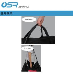 Equipamento de mergulho com bolsa de malha para transporte, 35*35*78cm com alça de ombro pode transportar bcd fin, máscara de snorkel, boia marcador - Image 3