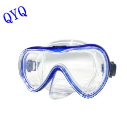 Qyq profissional máscara de mergulho snorkeling terno adulto saia de silicone anti-nevoeiro óculos de natação equipamentos de piscina - Image 3