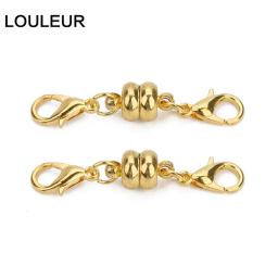 Fechos magnéticos de cobre com Fechos Lagosta, Conectores para colares e pulseiras, Descobertas Jóias DIY, 38x7mm, 10 conjuntos por lote - Image 5